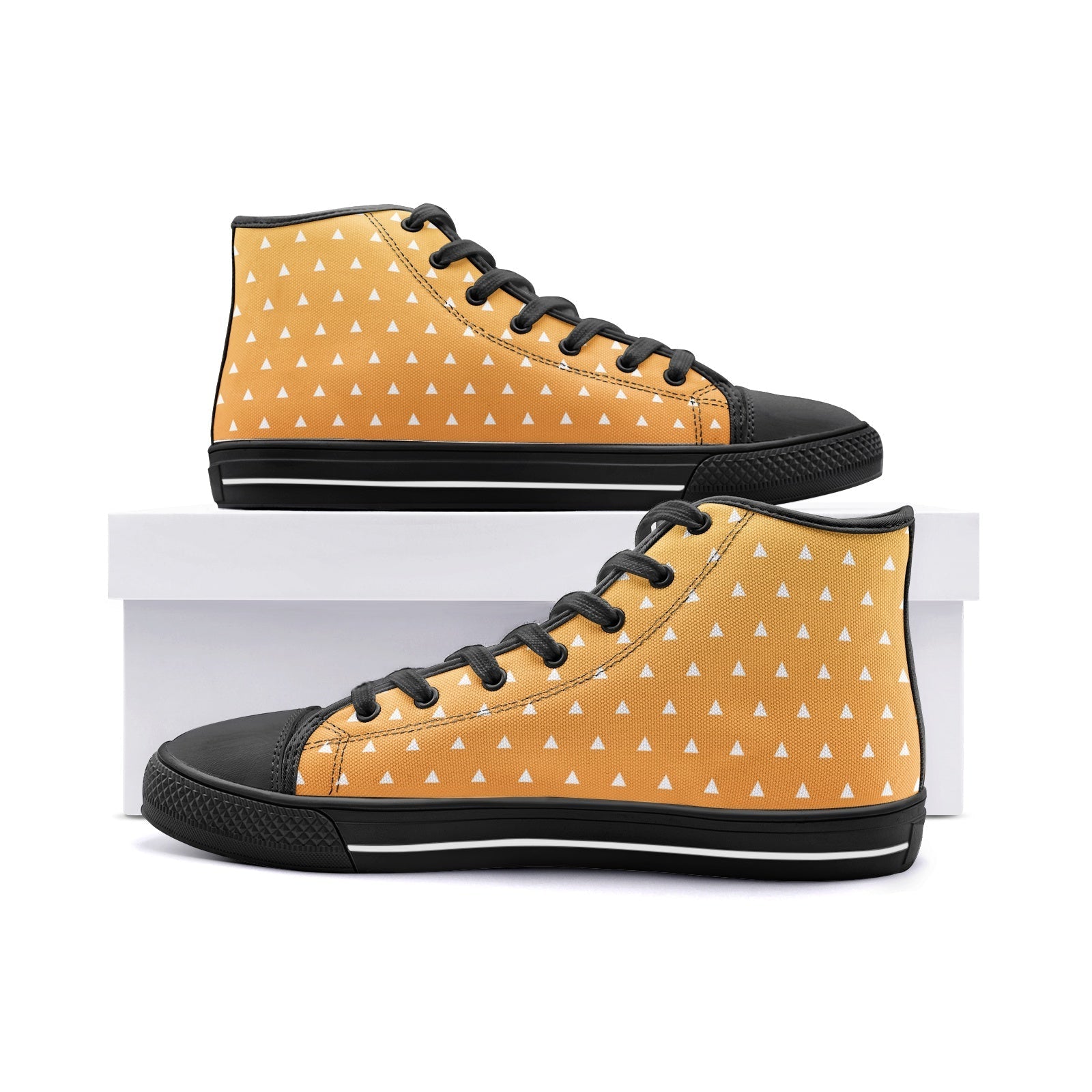 Zenitsu Agatsuma Demon Slayer Classic High Top Canvas Shoes