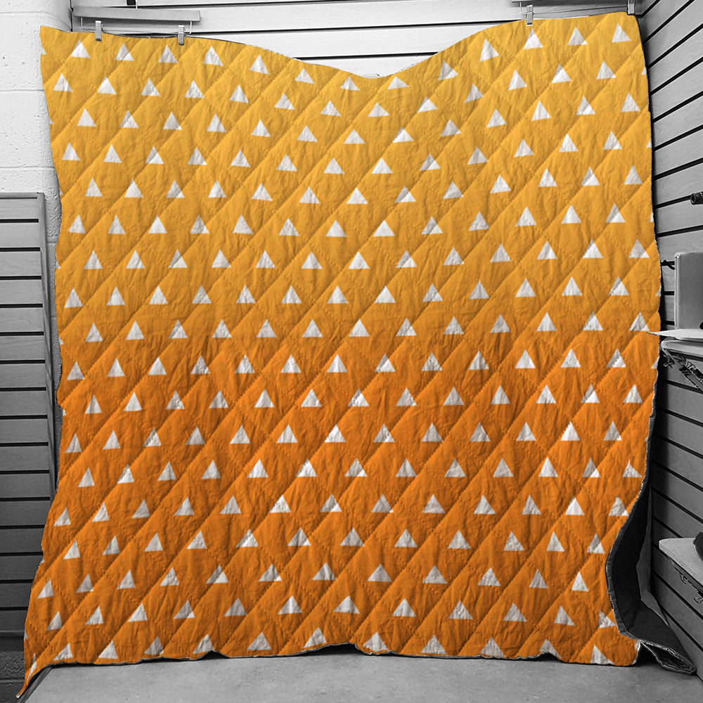 Zenitsu Agatsuma Demon Slayer Quilt Blanket