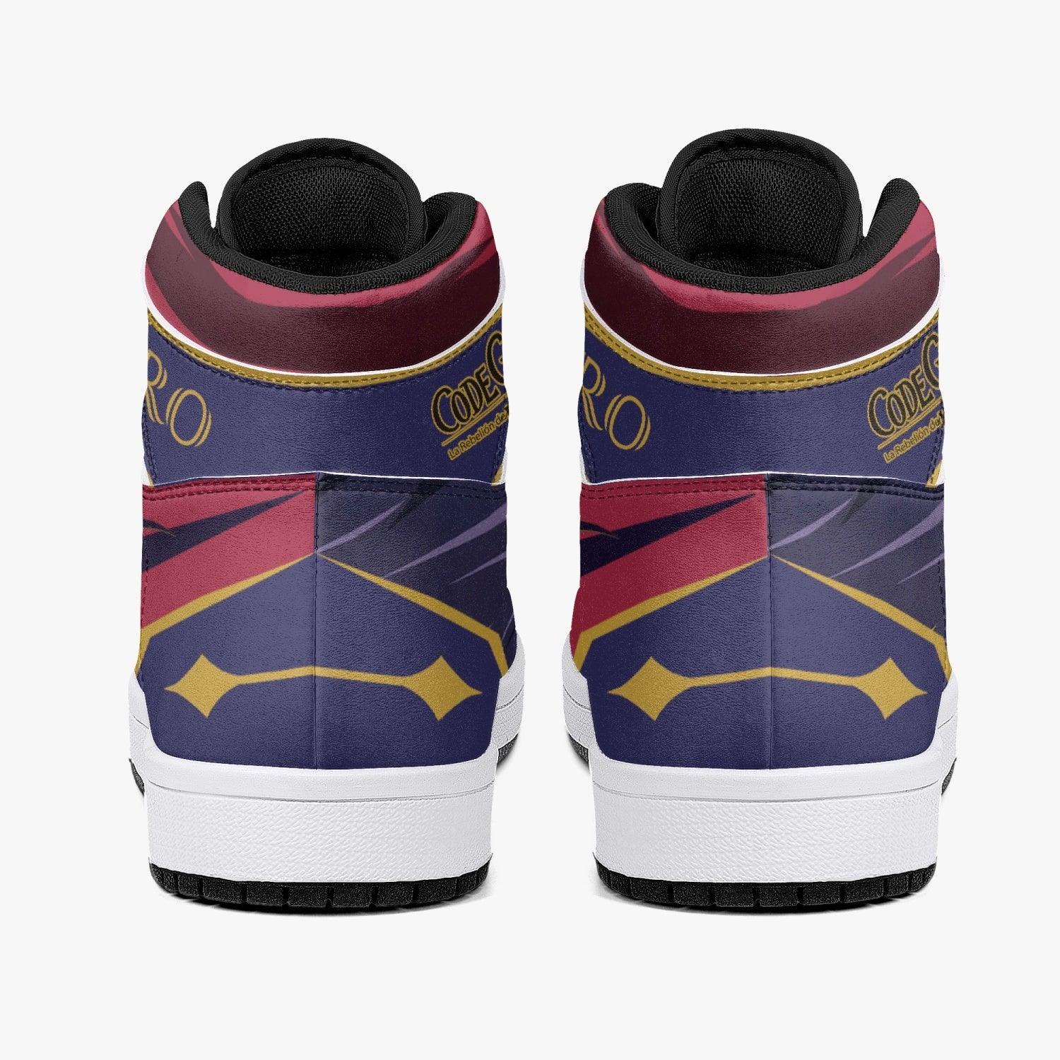 Zero Lelouch Lamperouge Kodo Giasu Mid 1 Basketball Shoes