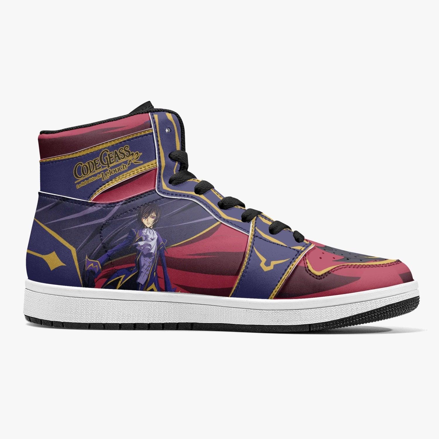 Zero Lelouch Lamperouge Kodo Giasu Mid 1 Basketball Shoes