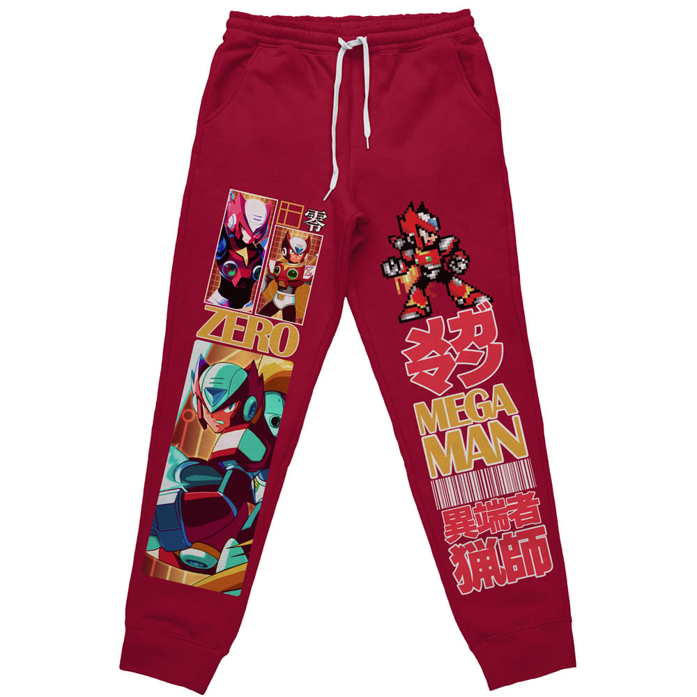 Zero Mega Man" Streetwear Sweatpants