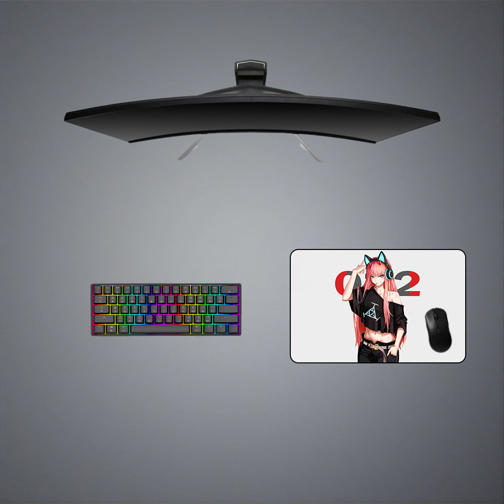 Zero Two Design M-XXL Size Gaming Mouse Pad, Computer Desk Mat