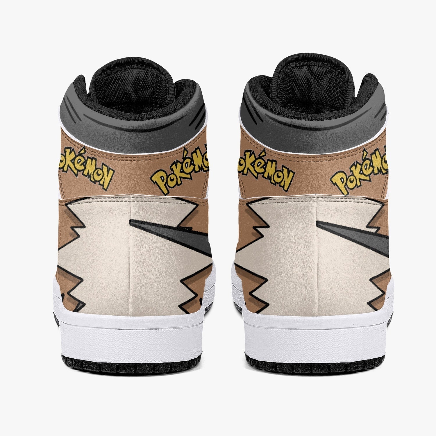 Zigzagoon Pokemon Mid 1 Basketball Shoes