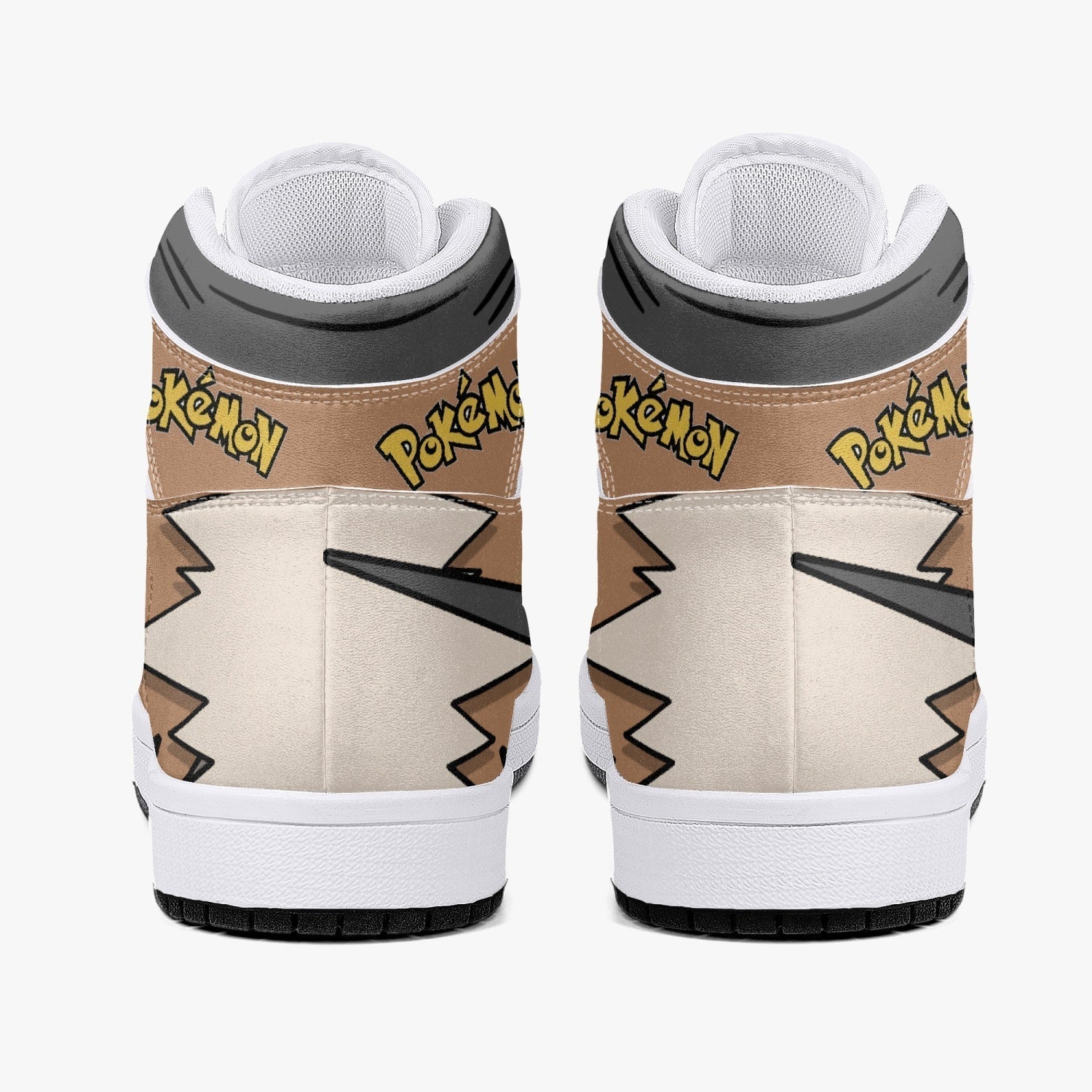 Zigzagoon Pokemon Mid 1 Basketball Shoes