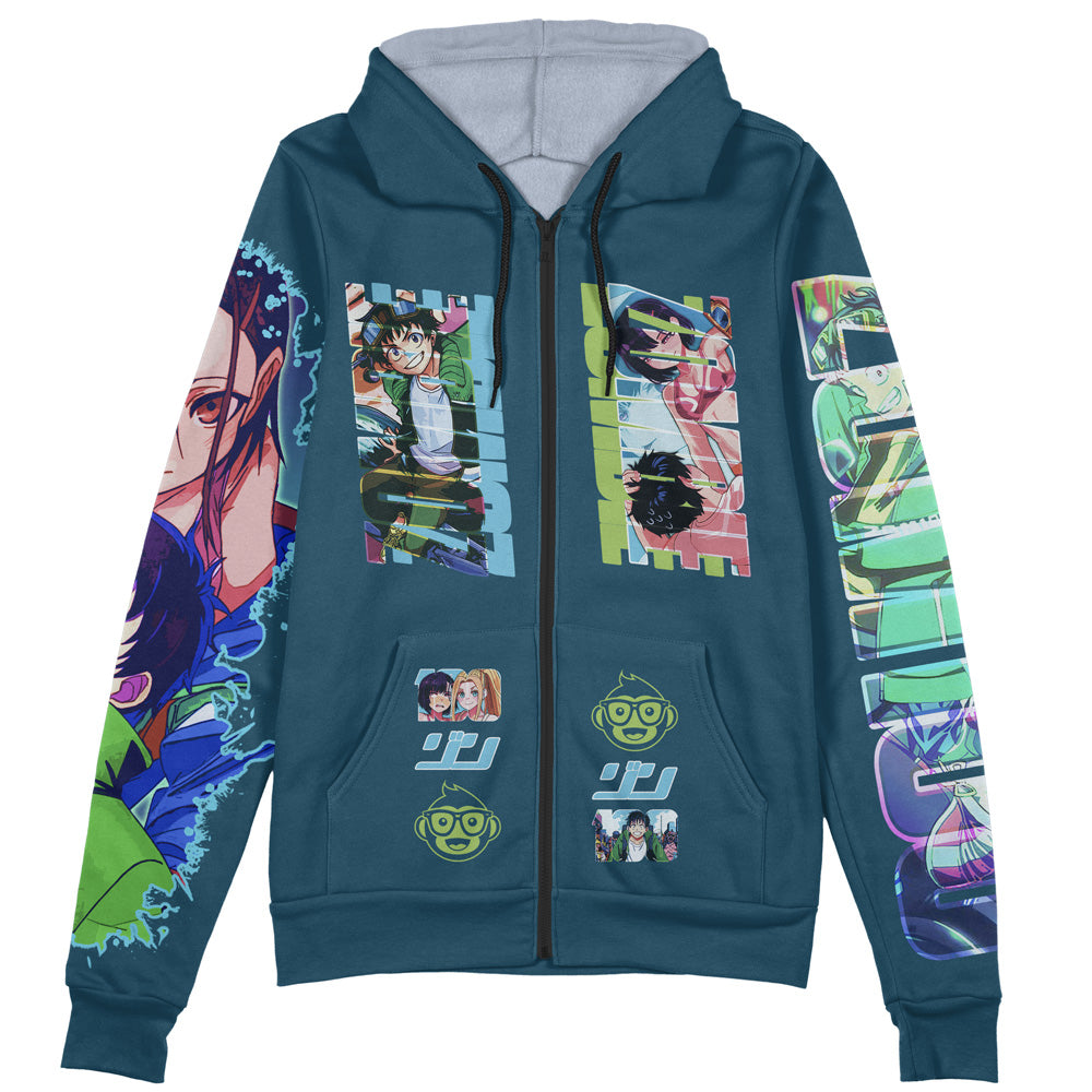 Zom 100 Streetwear Zip Hoodie Jacket