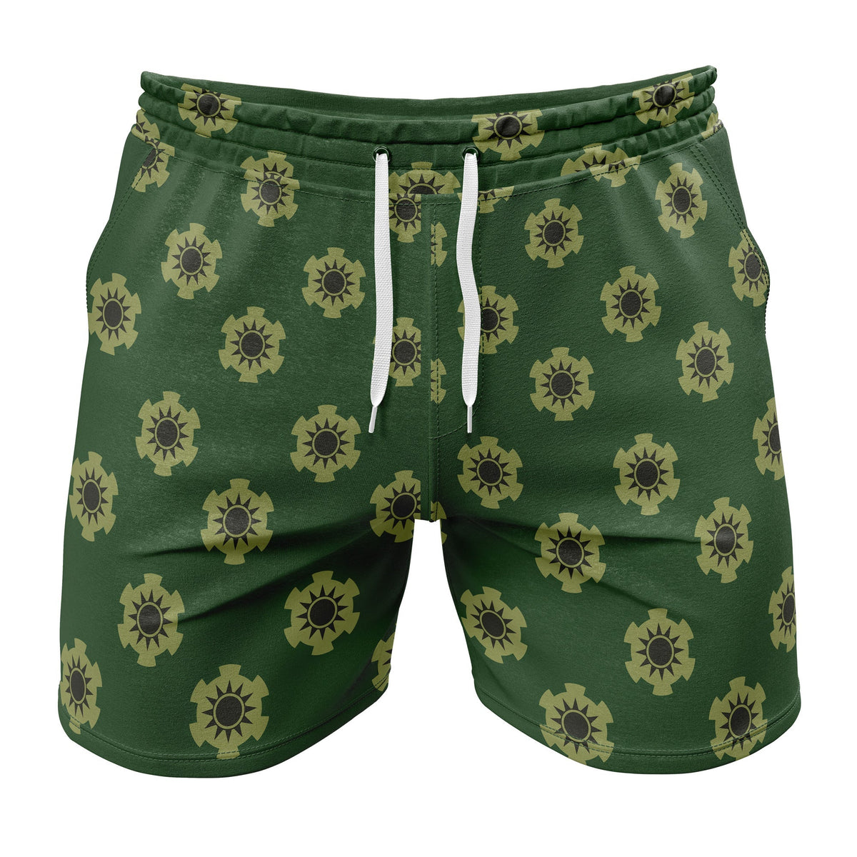 Zoro Wano pattern One Piece Gym Shorts