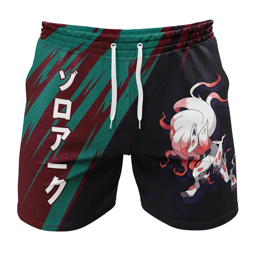 Zoroark Attack Pokemon Gym Shorts