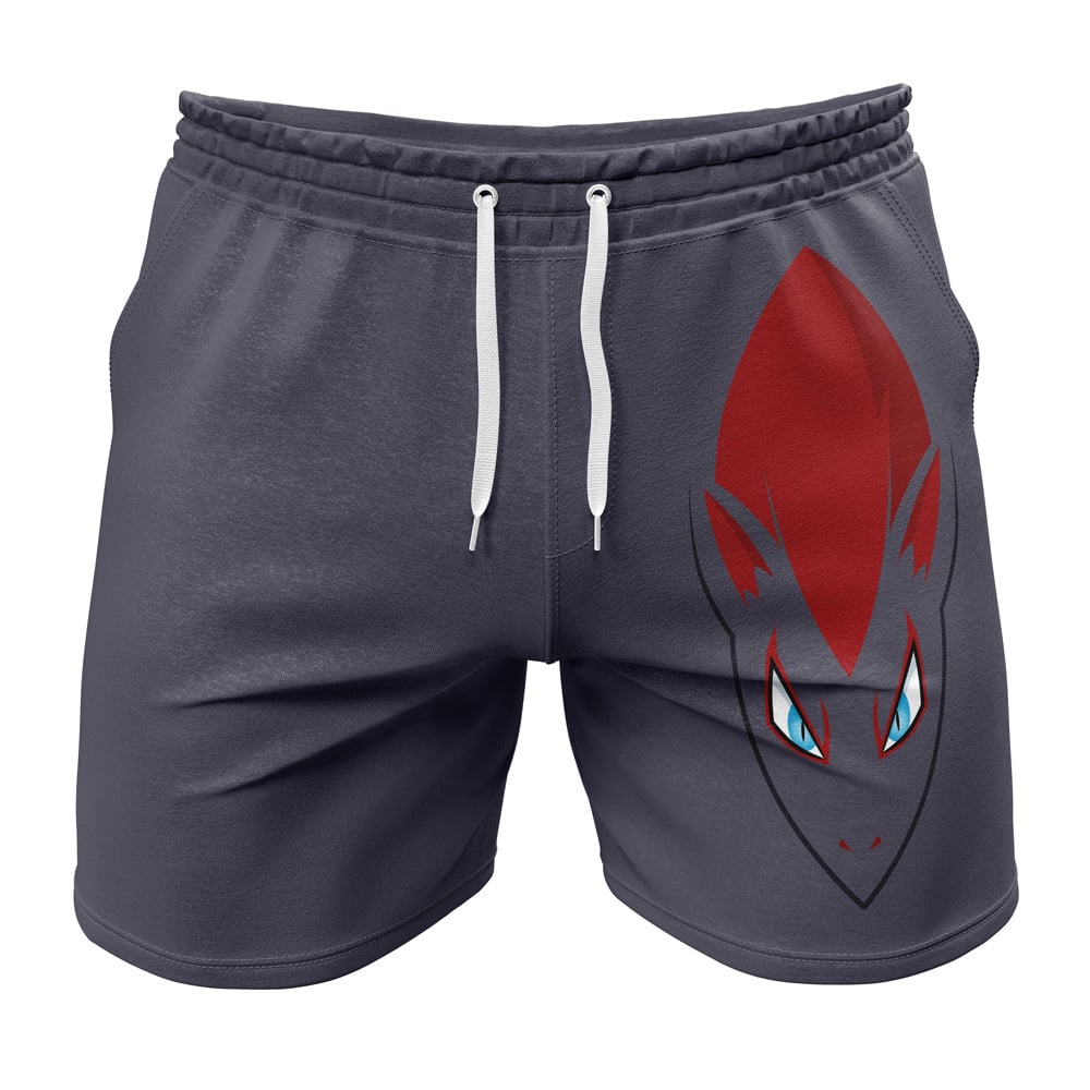 Zoroark Face Pokemon Gym Shorts