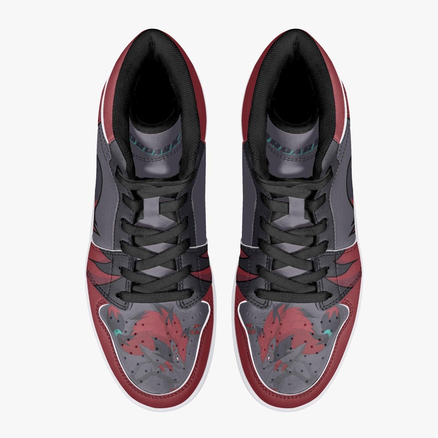 Zoroark Pokemon V2 Mid 1 Basketball Shoes for Kids