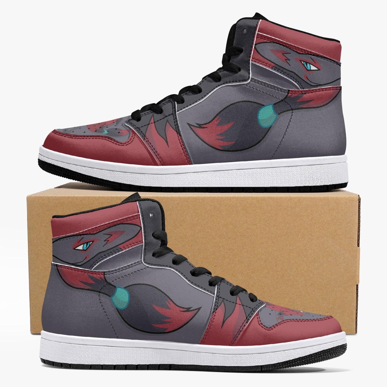 Zoroark Pokemon V2 Mid 1 Basketball Shoes