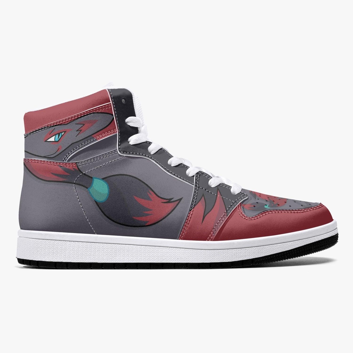 Zoroark Pokemon V2 Mid 1 Basketball Shoes for Kids