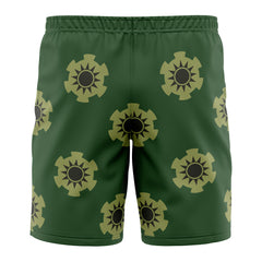 Zoro's Wano Pattern One Piece Board Shorts Swim Trunks