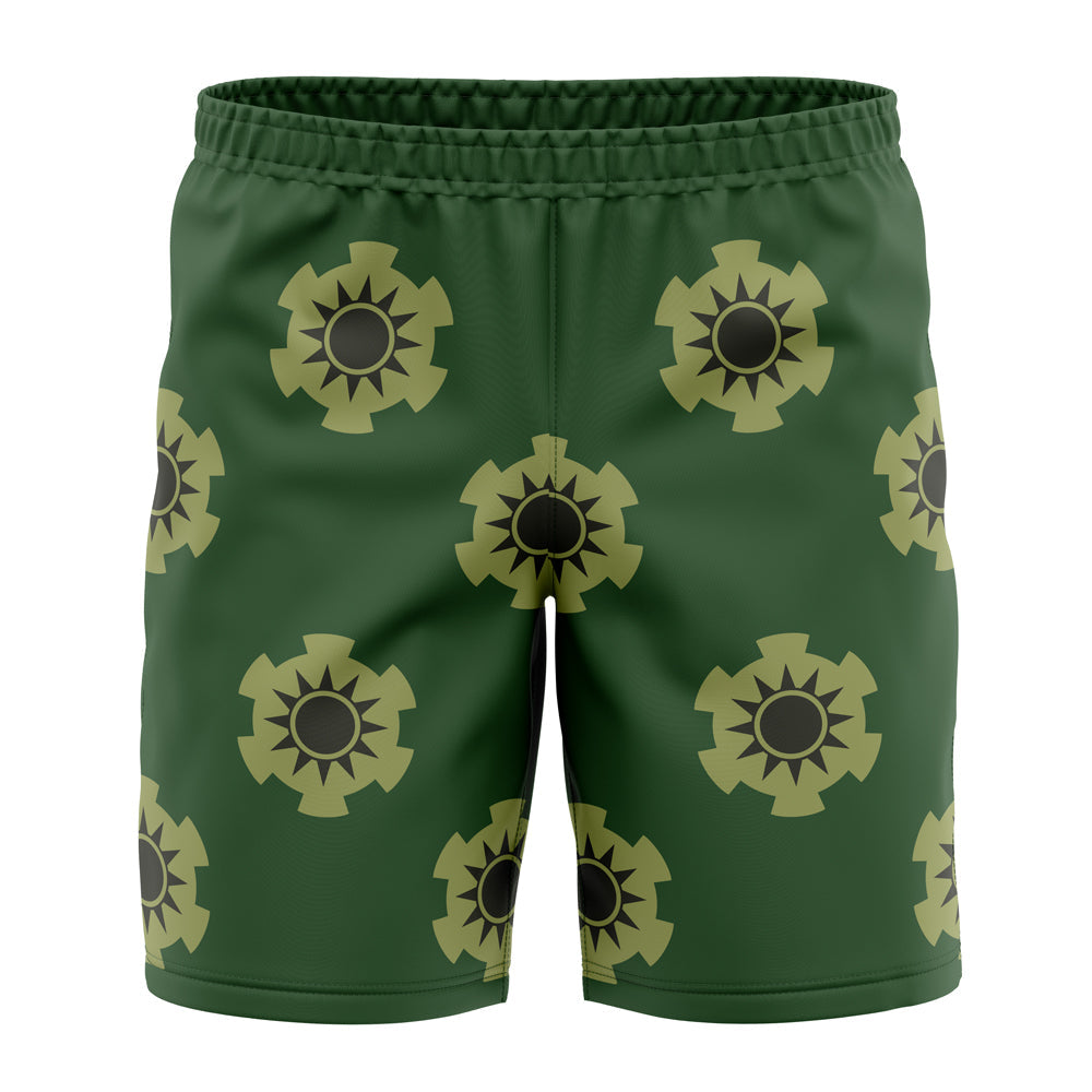 Zoro's Wano Pattern One Piece Board" Shorts Swim Trunks